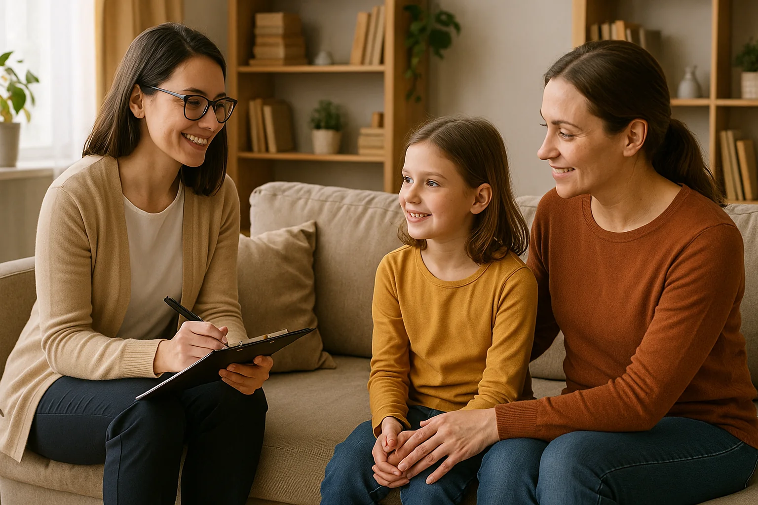 Child and family social worker supporting a family